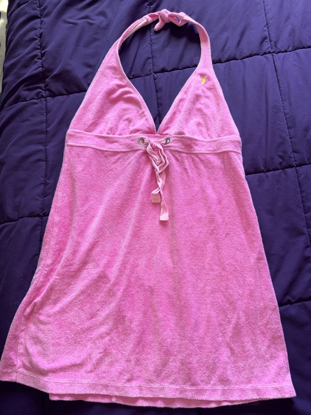 Polo by Ralph Lauren Pink Halter Swim Coverup